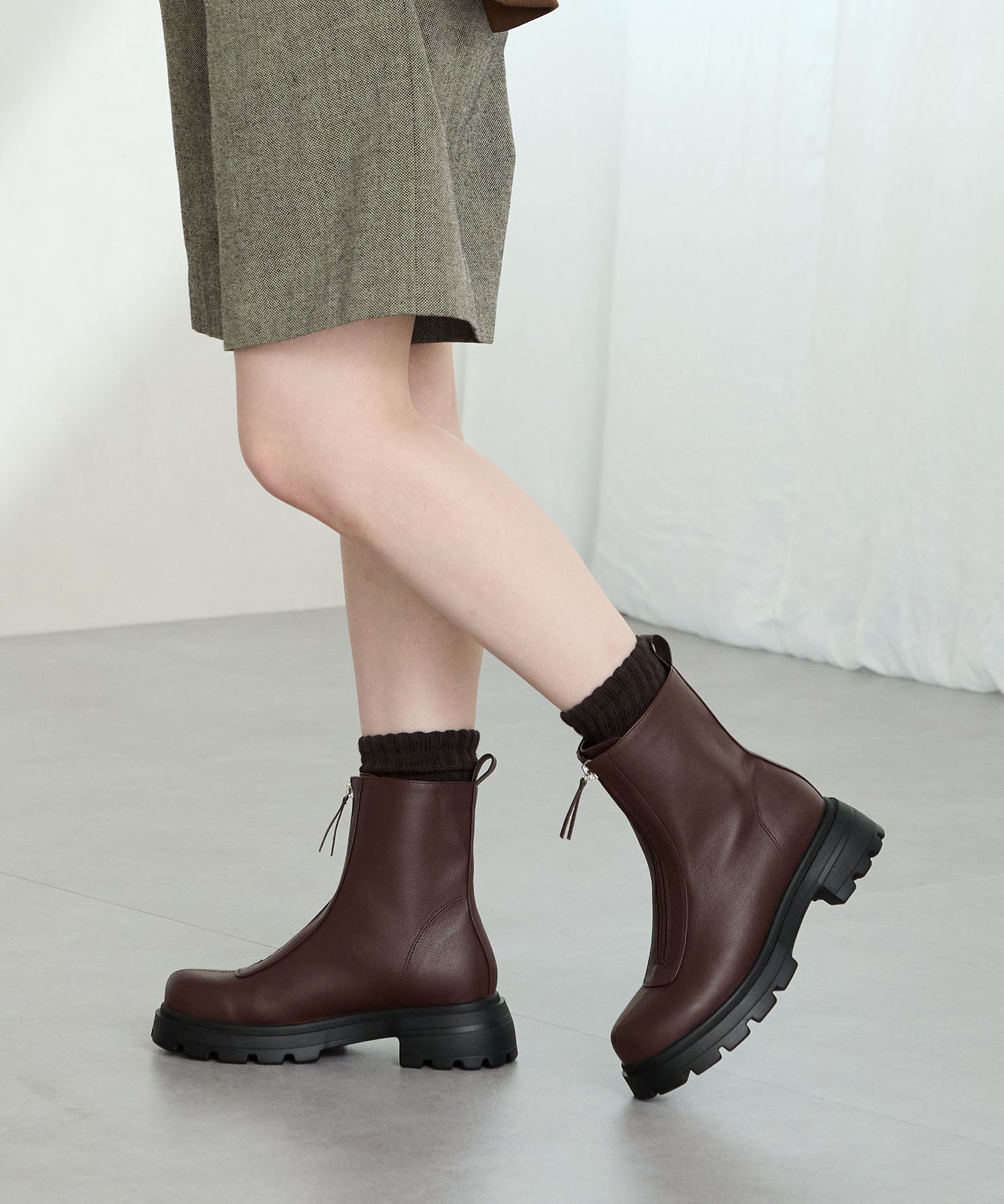 フロントジップショートブーツ/51413 – ORIENTALTRAFFIC