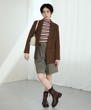 フロントジップショートブーツ/51413