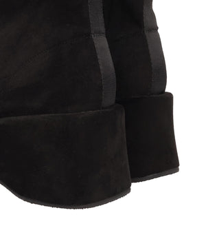 プラットフォーム厚底ストレッチブーツ/51421