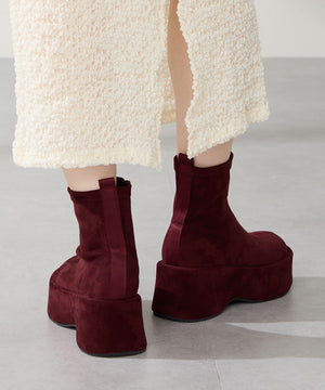 プラットフォーム厚底ストレッチブーツ/51421