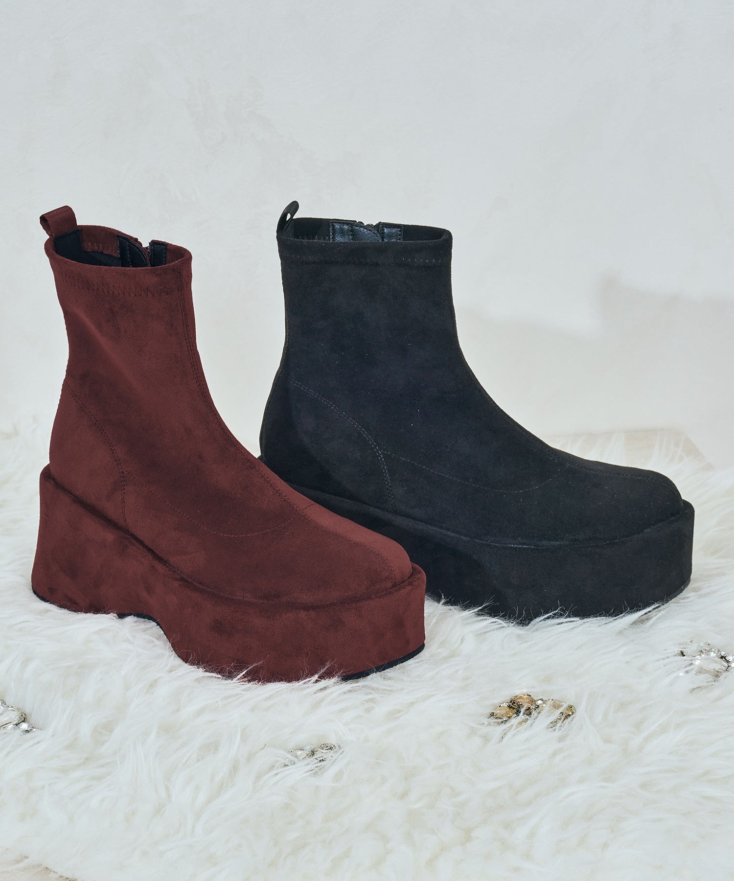 プラットフォーム厚底ストレッチブーツ/51421 – ORIENTALTRAFFIC