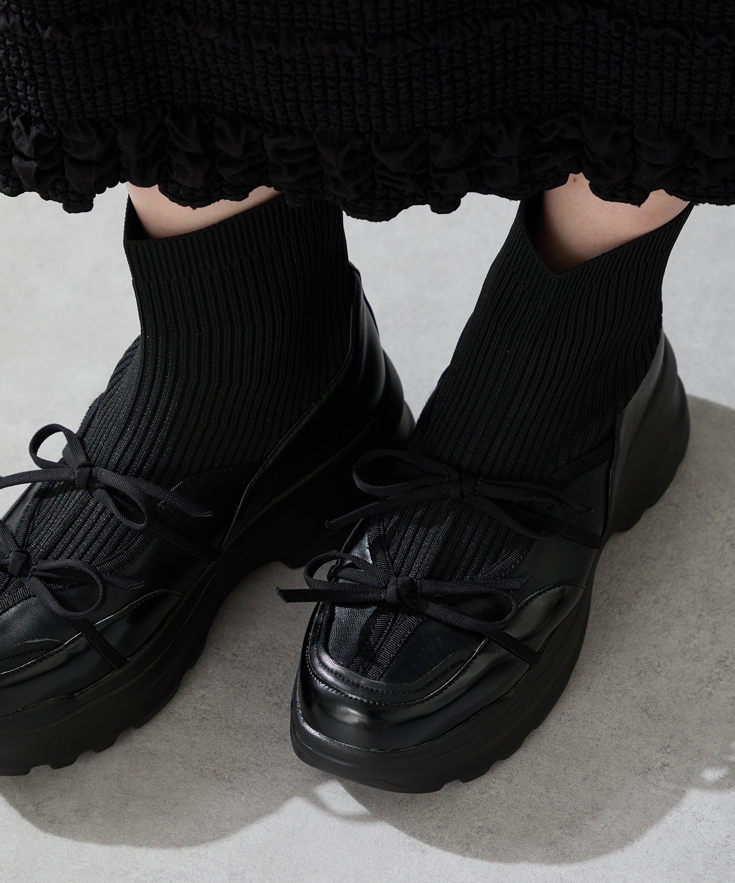 ダブルリボンニットブーツ/51422 – ORIENTALTRAFFIC