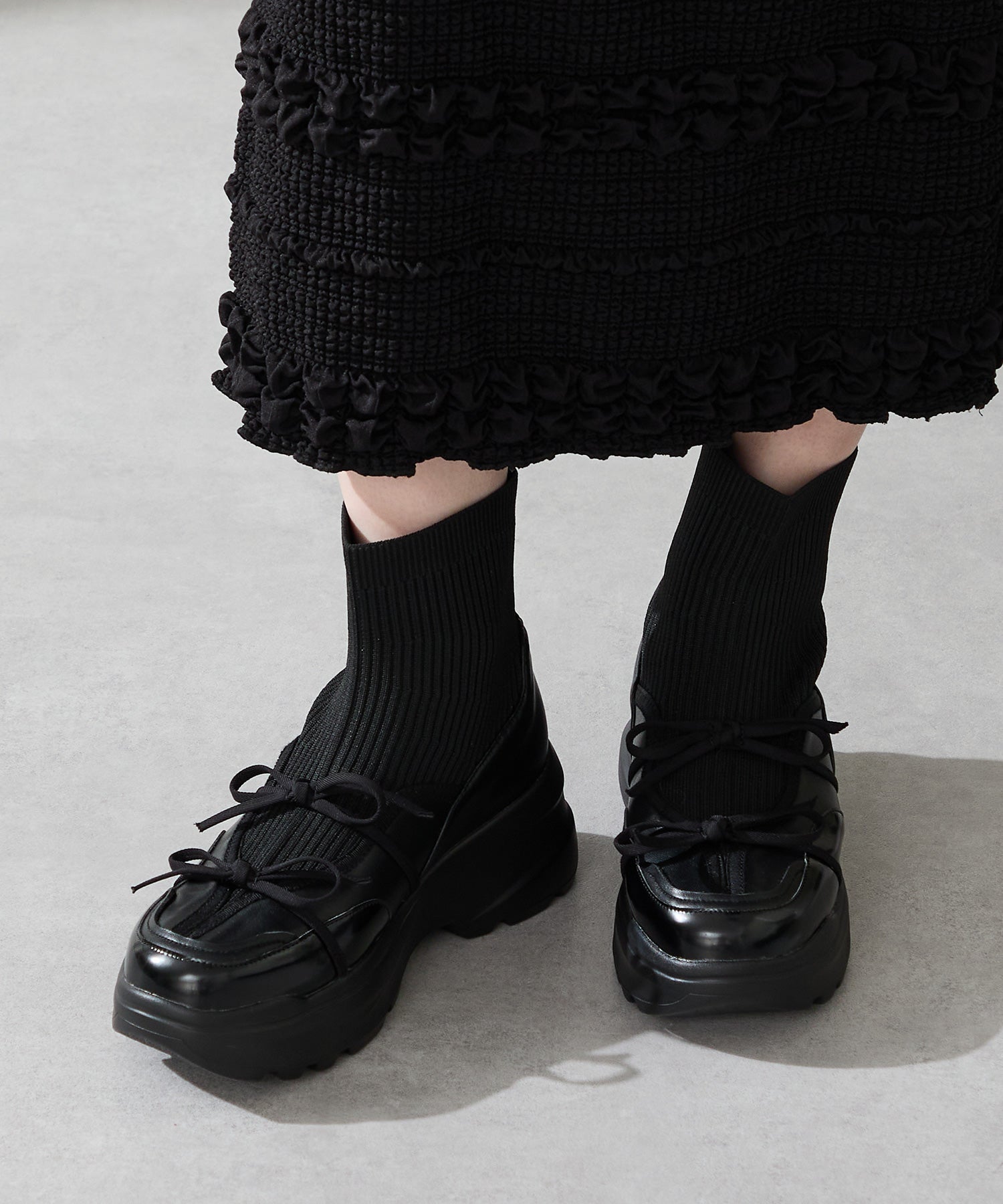 ダブルリボンニットブーツ/51422 – ORIENTALTRAFFIC