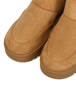 サイドスリット厚底ムートンショートブーツ/51425