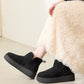 サイドスリット厚底ムートンショートブーツ/51425