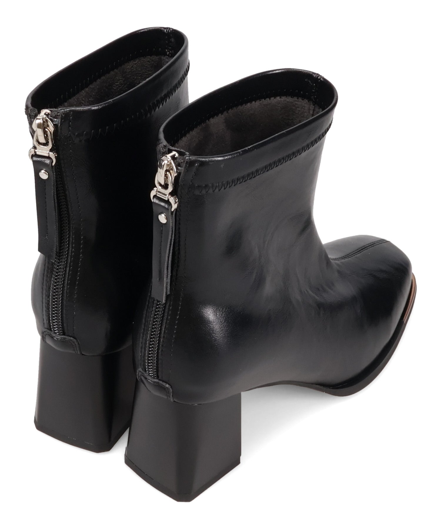 メタリックトゥパーツヒールショートブーツ/51426 – ORIENTALTRAFFIC