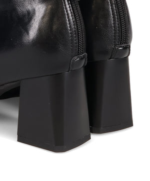 【WEB先行予約/1月上旬発売予定】メタリックトゥパーツヒールショートブーツ/51426