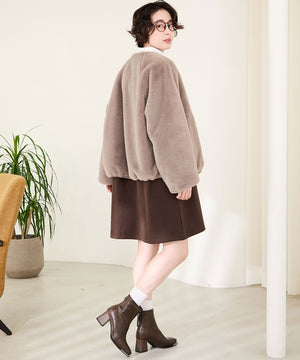 【WEB先行予約/1月上旬発売予定】メタリックトゥパーツヒールショートブーツ/51426