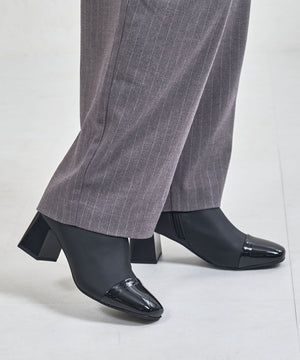 【WEB先行予約/1月上旬発売予定】つま先切替デザインショートブーツ/51427