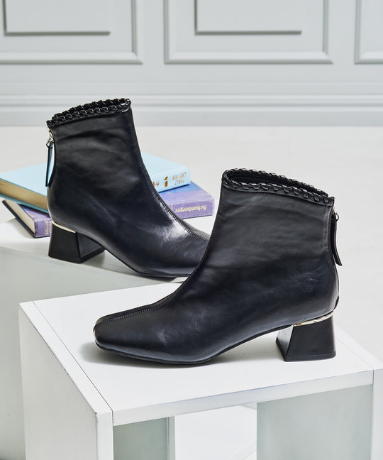 スラントカットステッチショートブーツ/51428