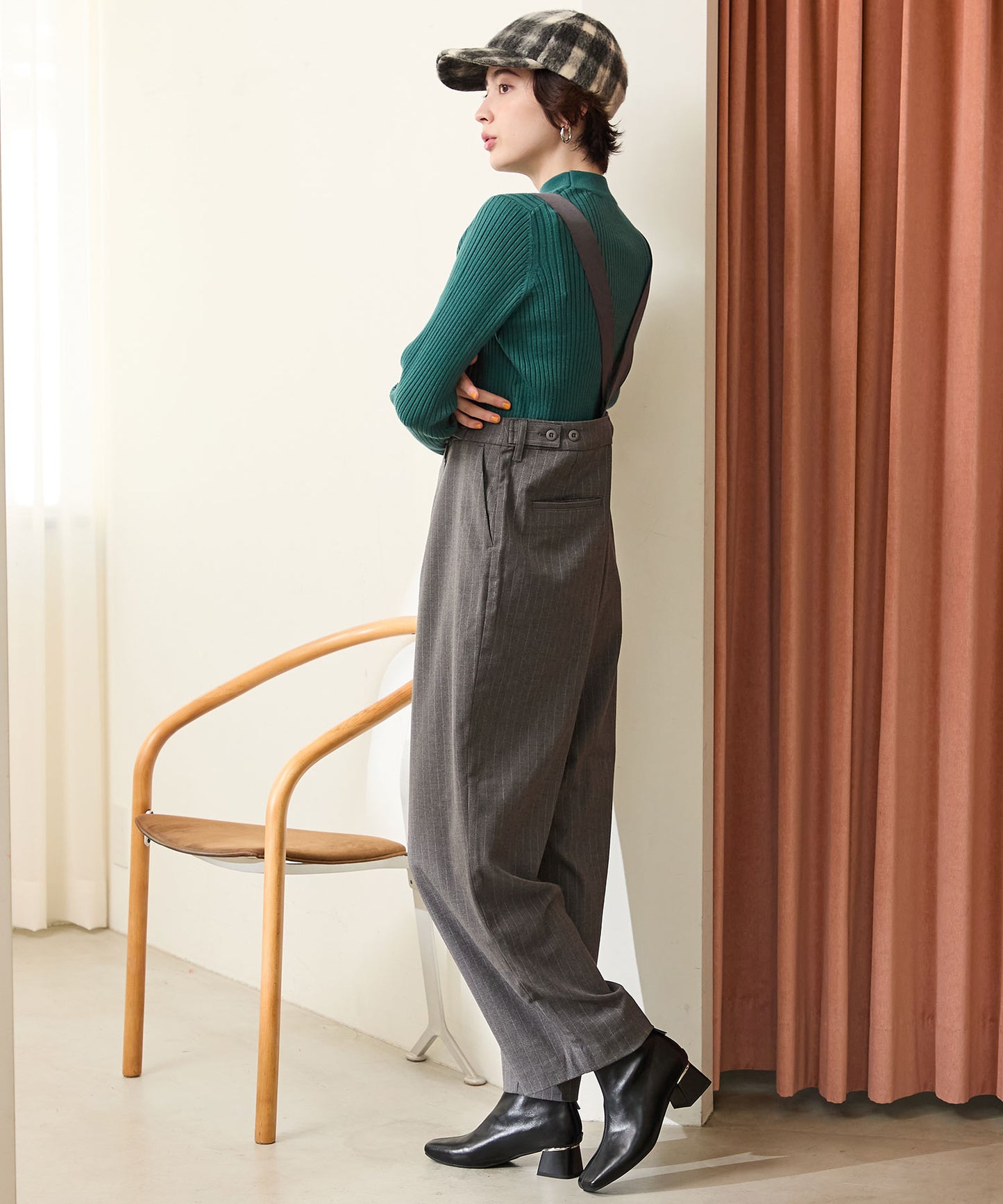 【WEB先行予約/1月中旬発売予定】スラントカットステッチショートブーツ/51428