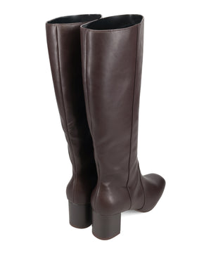 【WEB先行予約/11月中旬発売予定】スクエアトゥチャンキーヒールロングブーツ/51501