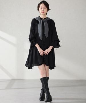 【WEB先行予約/11月中旬発売予定】スクエアトゥチャンキーヒールロングブーツ/51501