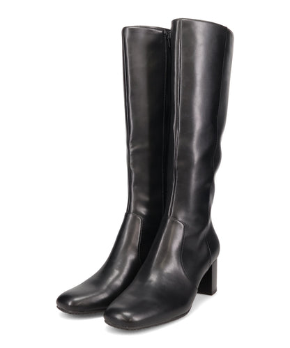 【WEB先行予約/11月中旬発売予定】スクエアトゥチャンキーヒールロングブーツ/51501