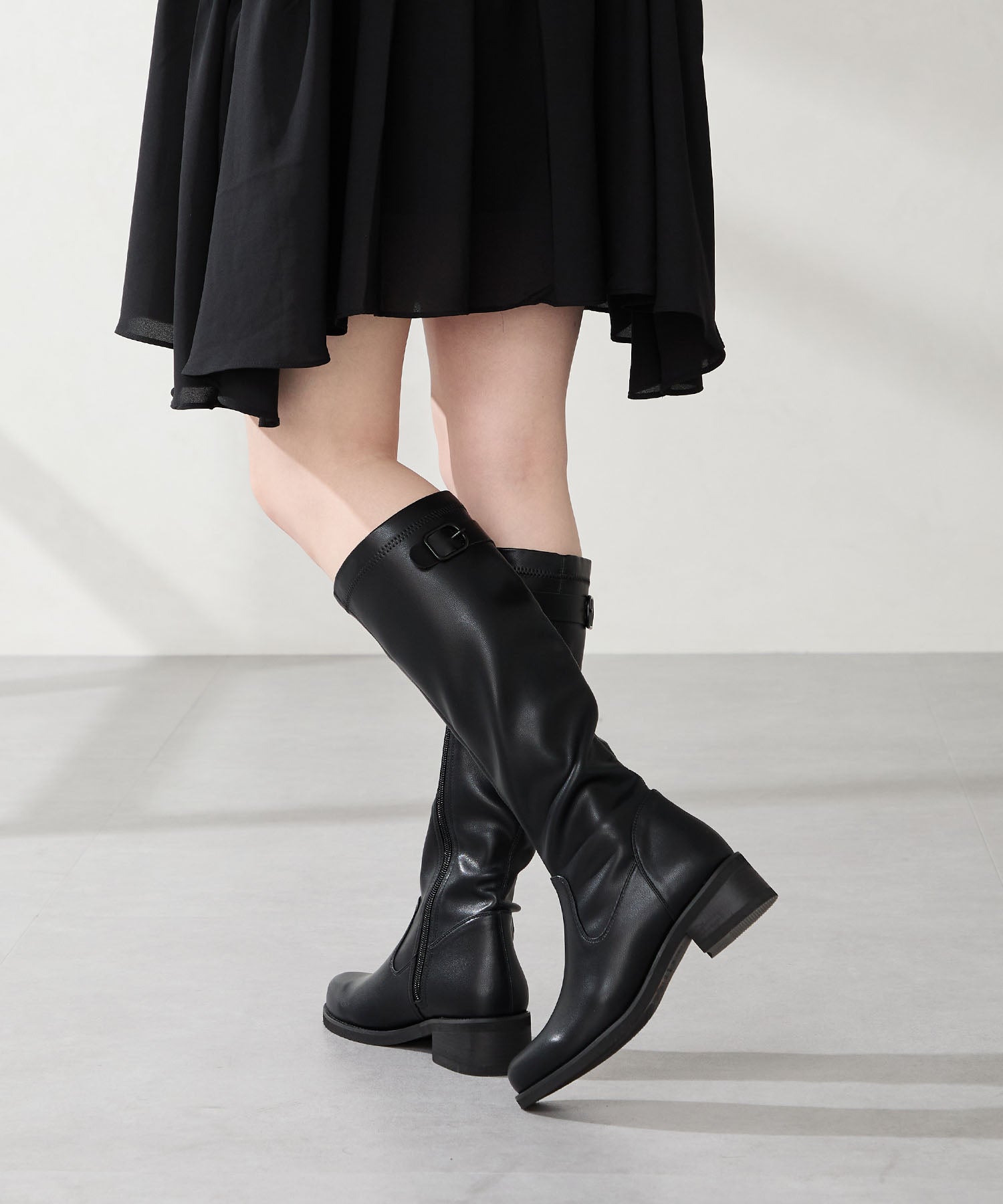 【新品】オリエンタルトラフィック/ピタ心地ストレッチロングブーツＬサイズブラック ピタ心地ストレッチロングブーツ/51502 – ORIENTALTRAFFIC