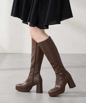 【WEB先行予約/11月中旬発売予定】プラットフォームストレッチブーツ/51503