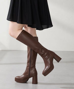 【WEB先行予約/11月中旬発売予定】プラットフォームストレッチブーツ/51503