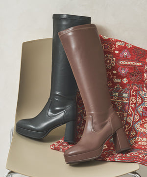 【WEB先行予約/11月中旬発売予定】プラットフォームストレッチブーツ/51503