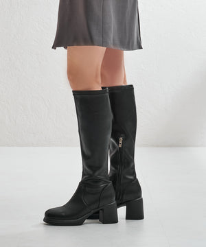 ソフトソールストレッチヒールロングブーツ/51504