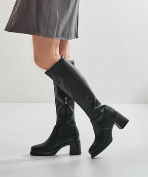 ソフトソールストレッチヒールロングブーツ/51504