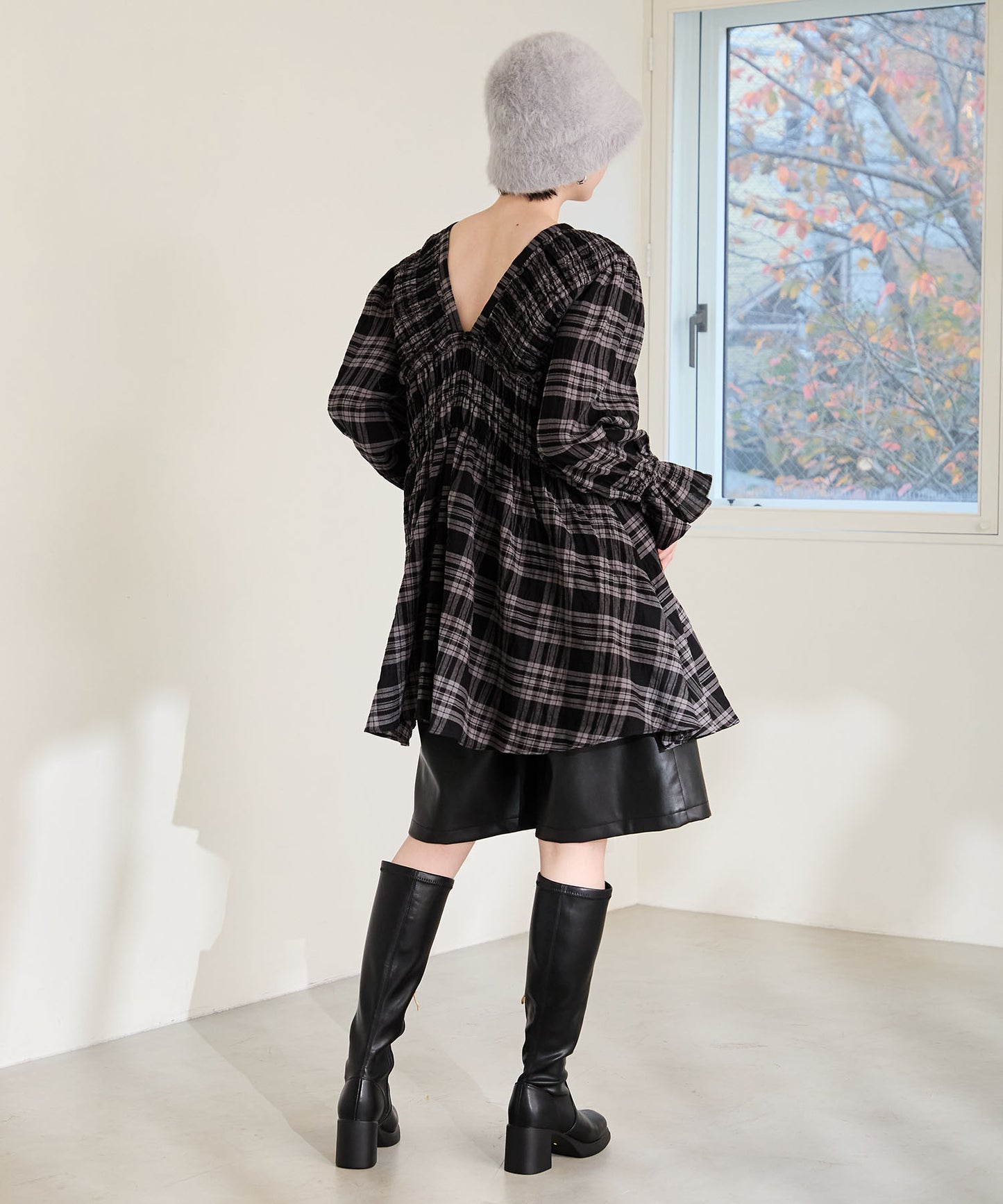 ソフトソールストレッチヒールロングブーツ/51504