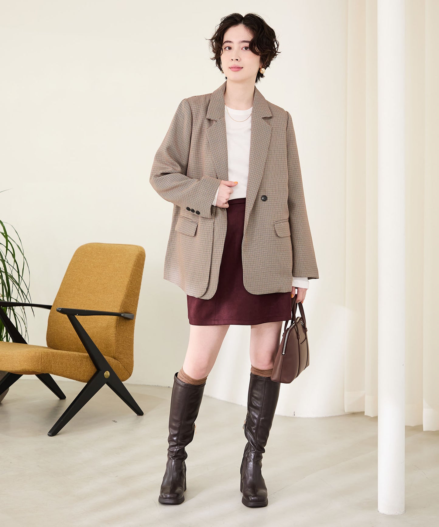 ソフトソールストレッチヒールロングブーツ/51504