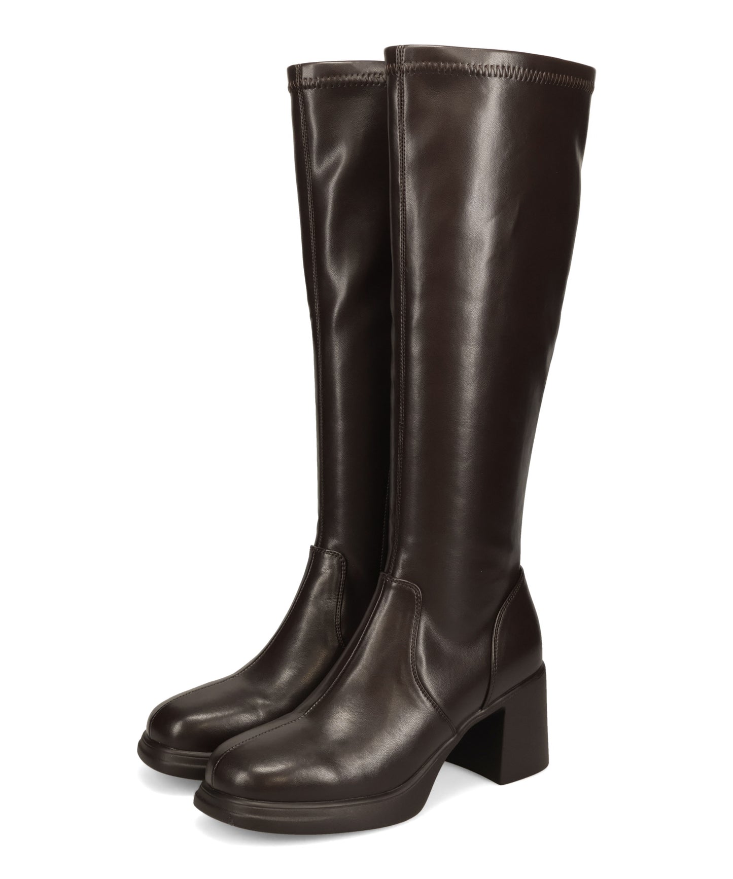 ソフトソールストレッチヒールロングブーツ/51504