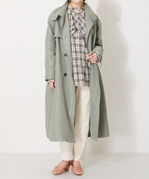 メタリックラインビットヒールローファー/52101