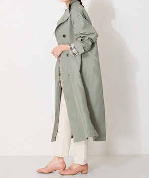 メタリックラインビットヒールローファー/52101