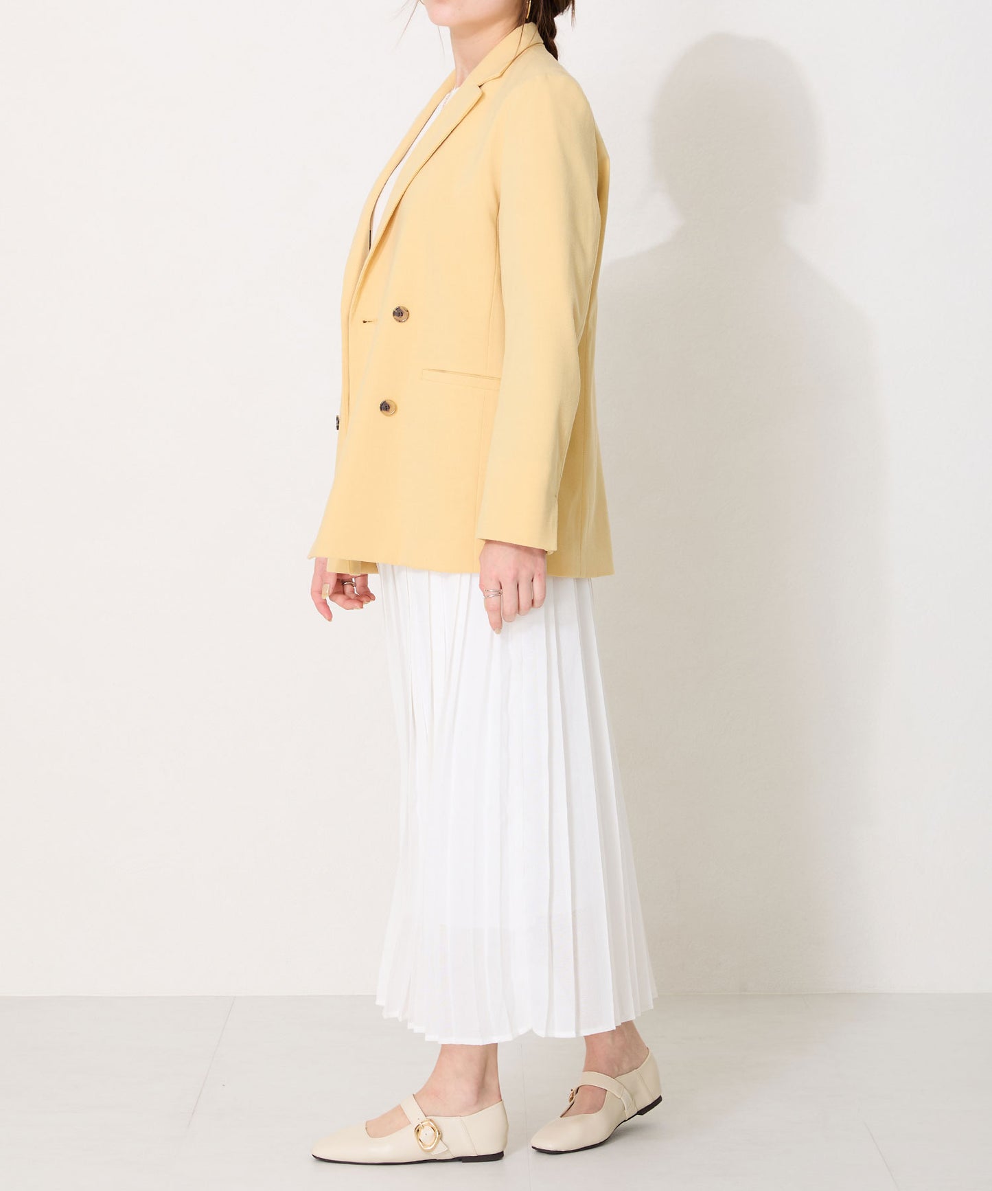 柔らかストラップフラットパンプス/52104