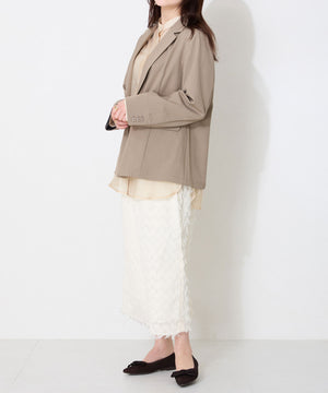 ラメニットリボンパンプス/52106