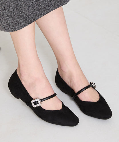 ビジューバックルストラップパンプス/52109