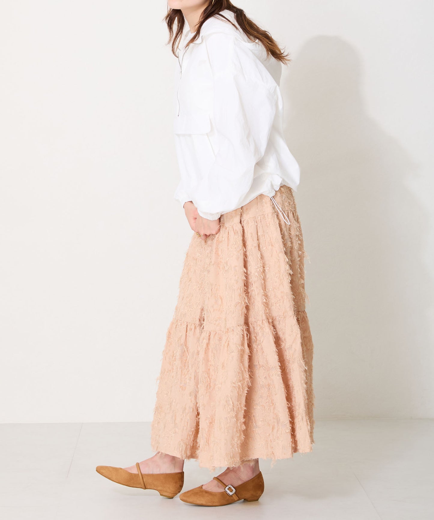 ビジューバックルストラップパンプス/52109