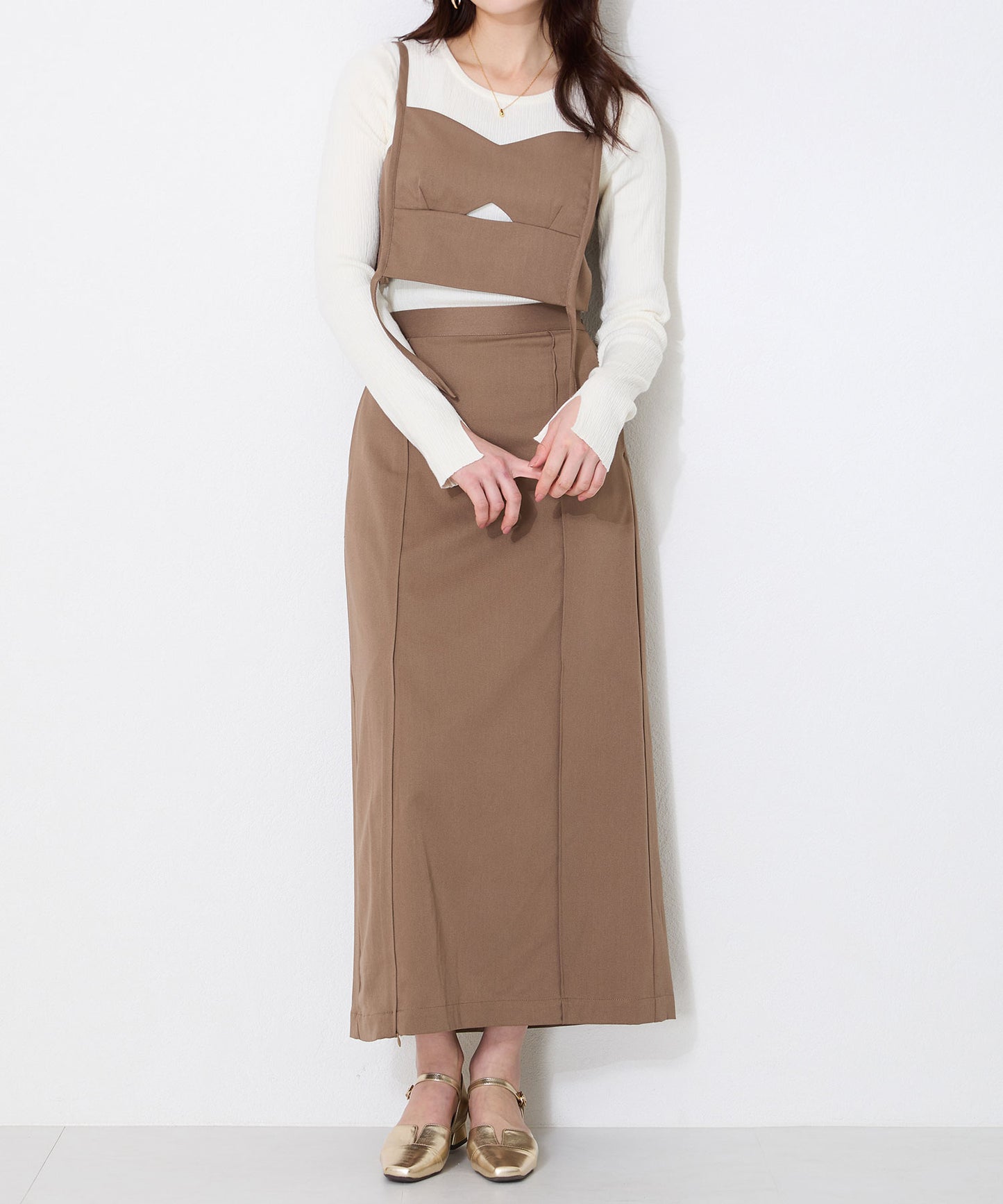 スリットセパレートパンプス/52110