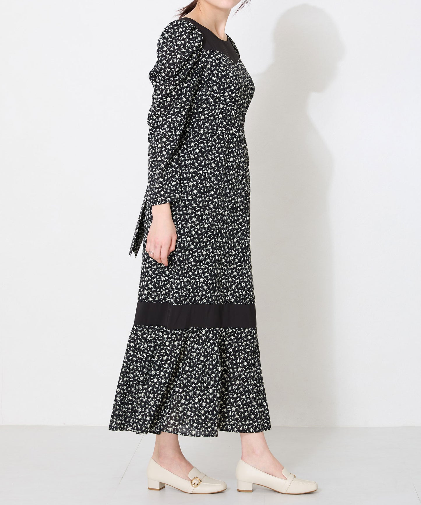 バックルベルトヒールローファー/52113