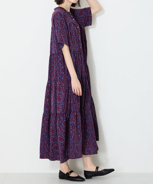 配色バックル柔らかフラットパンプス/52118