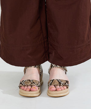 【新色追加】ワンベルトクッションウエッジサンダル/52205