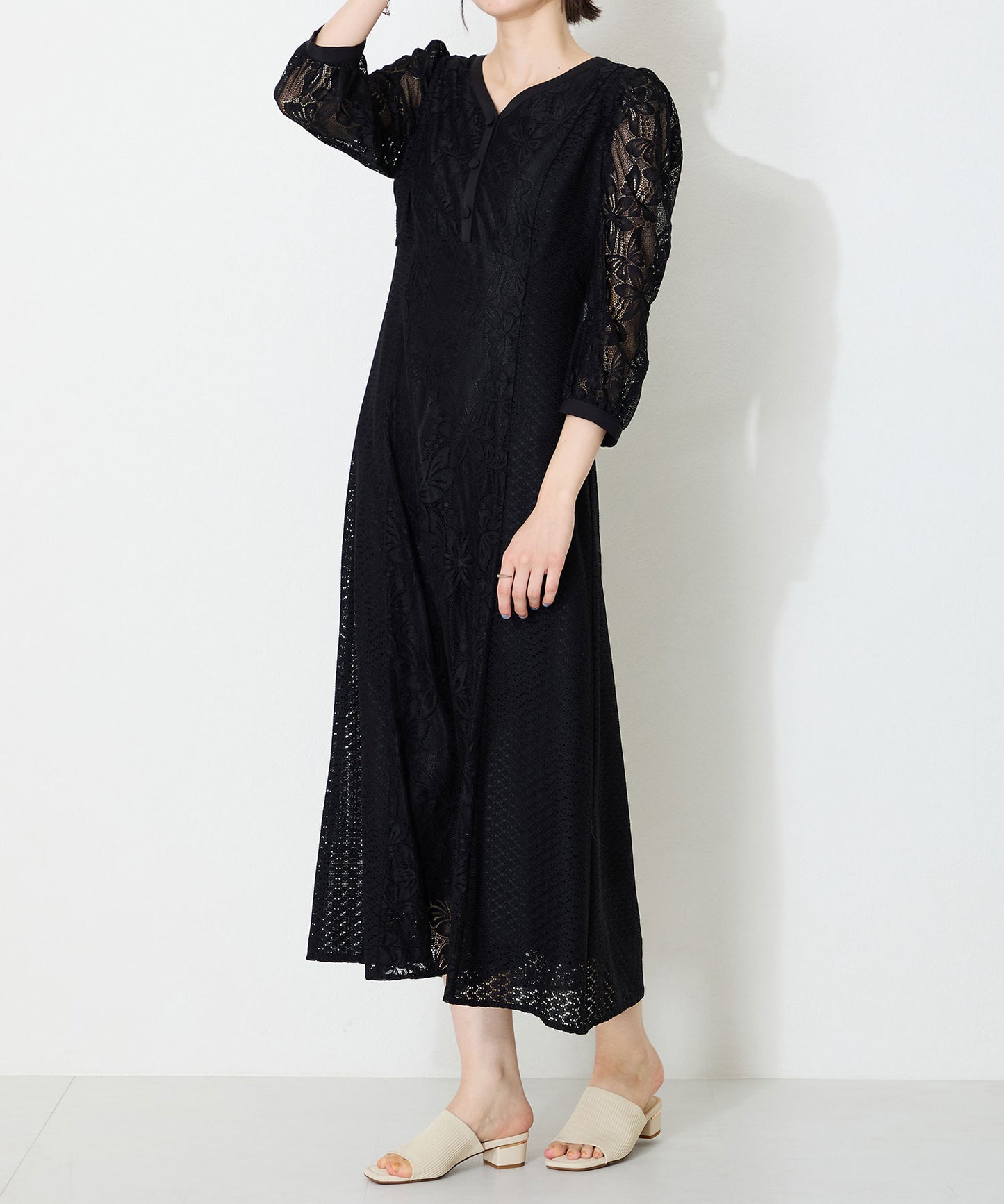 ニットミュールサンダル/52207