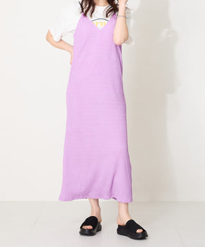 厚底ニットミュールサンダル/52215