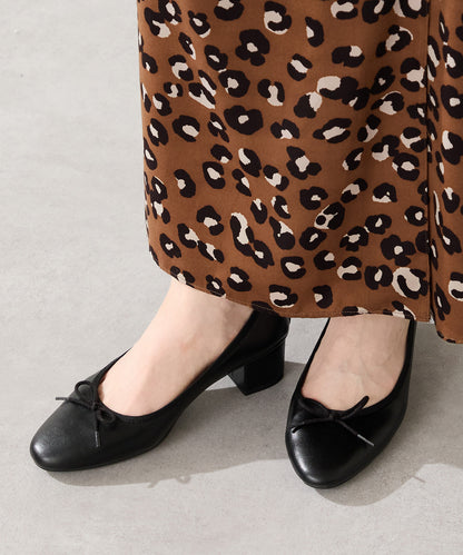 ヒールバレエパンプス/52306