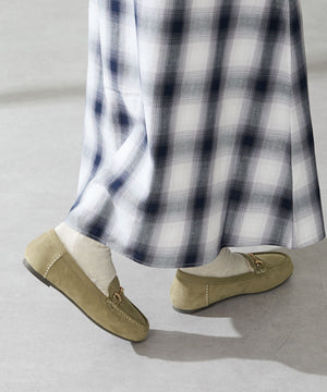 【WEB先行予約/11月上旬発売予定】ビットモチーフ付きファーモカシン/52318