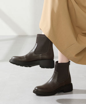 【カタログ掲載アイテム】リブニットバックジップブーツ/52407