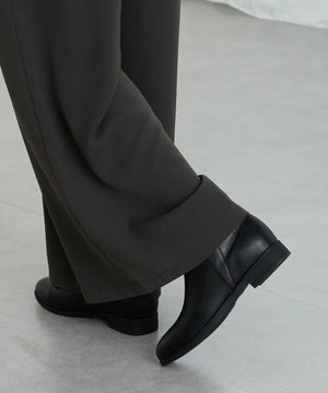 プチメタルフラットショートブーツ/52408