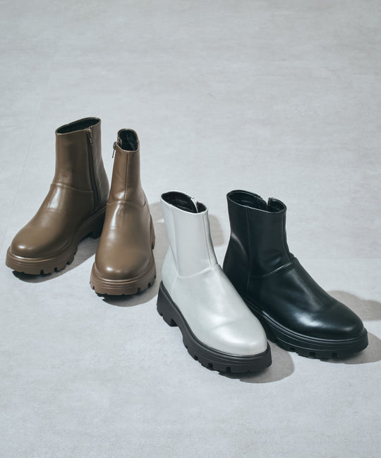 タンクソールラウンドショートブーツ/52409