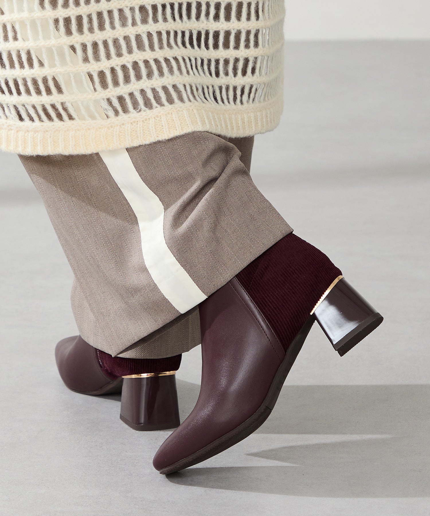 コーデュロイコンビショートブーツ/52410 – ORIENTALTRAFFIC