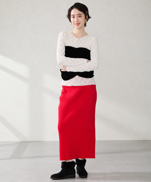 たっぷりファーウエッジソールブーツ/52411