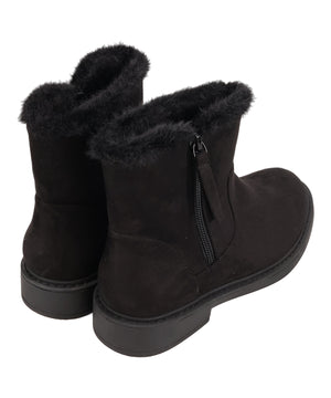 サイドジップスエードショートブーツ/52412