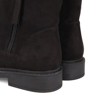 サイドジップスエードショートブーツ/52412