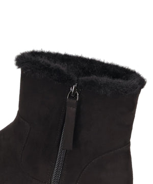 サイドジップスエードショートブーツ/52412