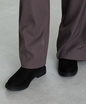 サイドジップスエードショートブーツ/52412